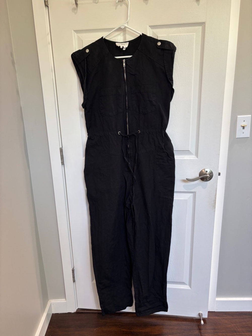 ba&sh Alia cotton-blend canvas jumpsuit - Picture 5 of 9